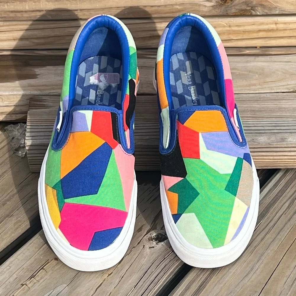 - Vera Bradley SZ 9 Kaleidoscope Sneakers! EUC!
